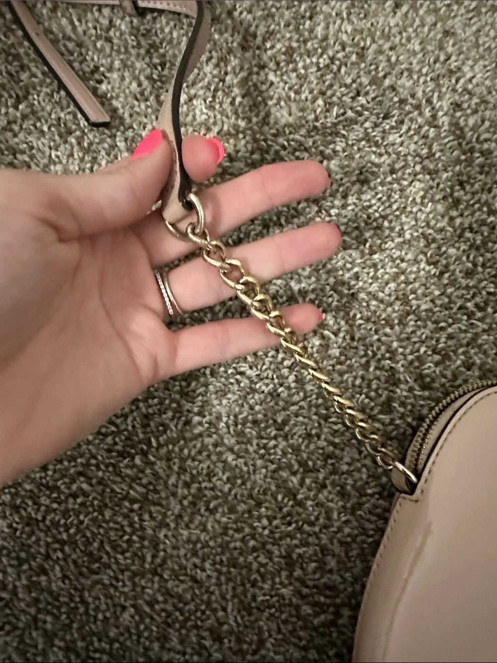 Pink Michael Kors Crossbody Purse